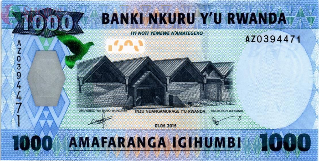 РУАНДА 1000 ФРАНКОВ 1