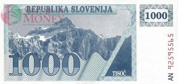 СЛОВЕНИЯ 1000 ТОЛАР 2