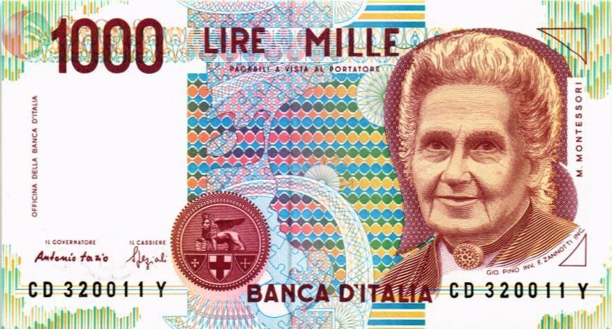 ИТАЛИЯ 1000 ЛИР 1