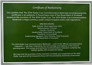 ШОТЛАНДИЯ 5 ФУНТОВ (В БУКЛЕТЕ) 2