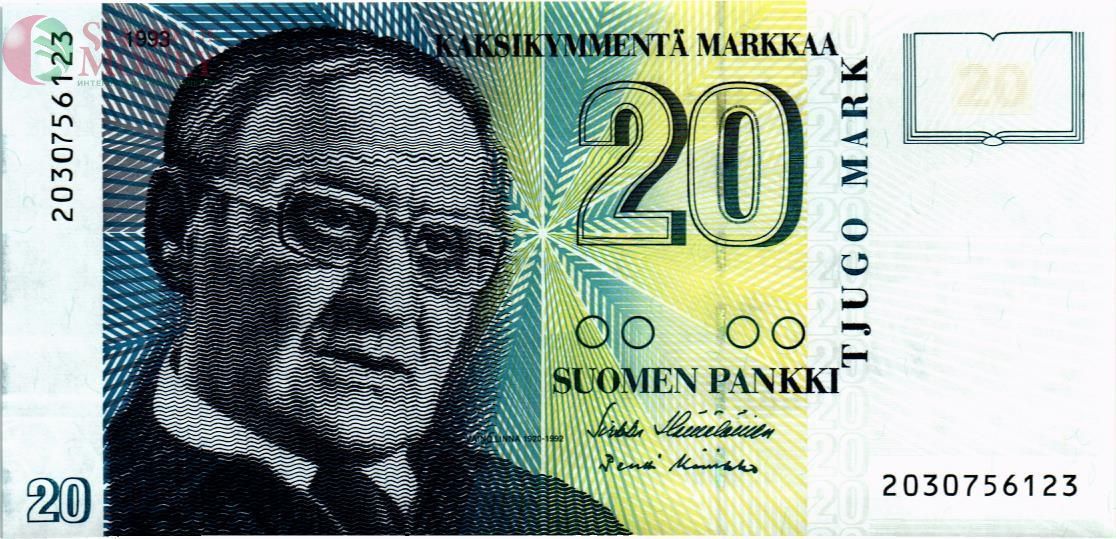 ФИНЛЯНДИЯ 20 МАРОК 1