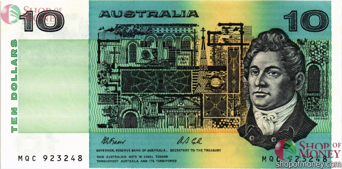 АВСТРАЛИЯ 10 ДОЛЛАРОВ 1
