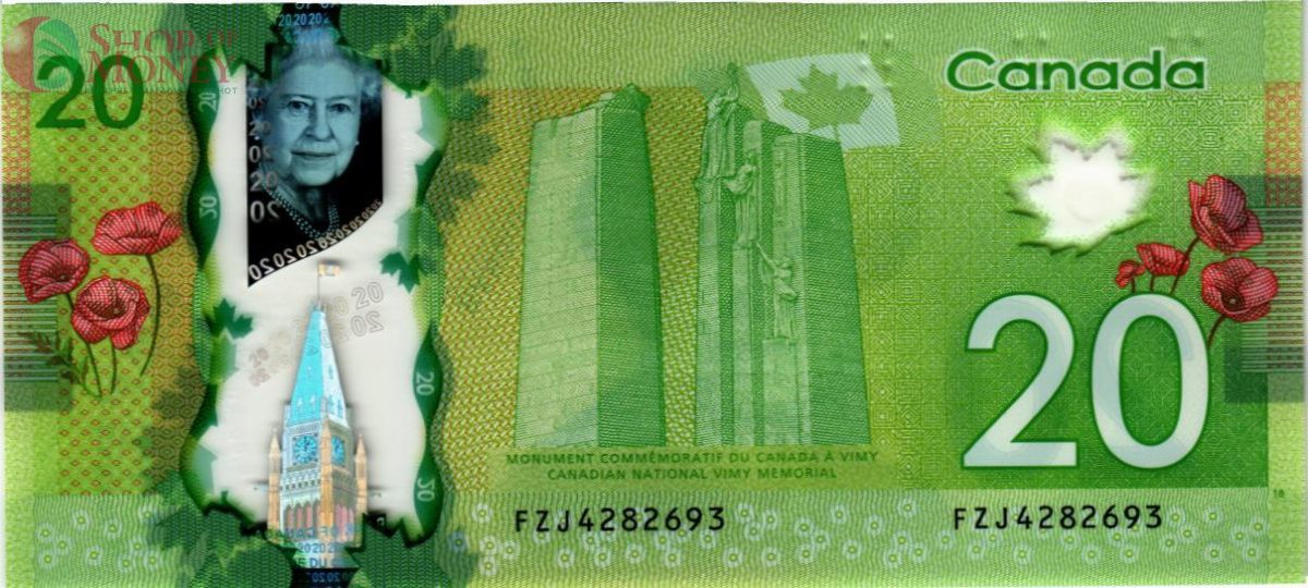 КАНАДА 20 ДОЛЛАРОВ 2
