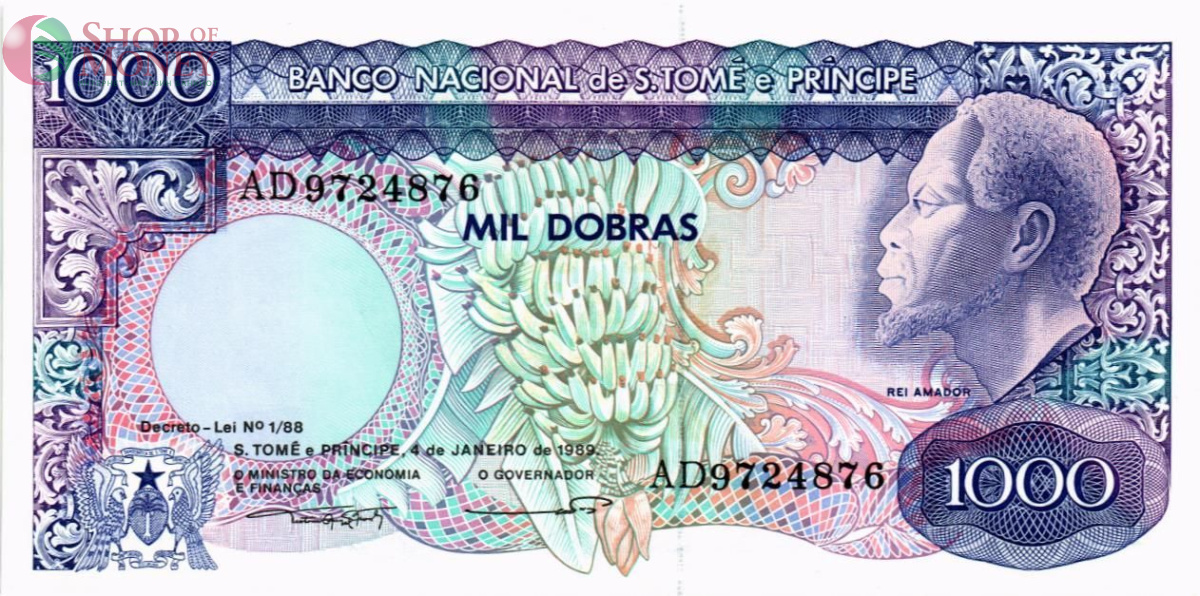 САН-ТОМЕ И ПРИНСИПИ 1000 ДОБР 1