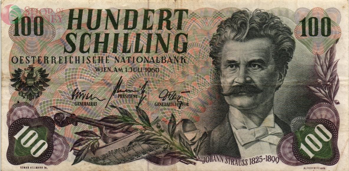 АВСТРИЯ 100 ШИЛЛИНГОВ 1