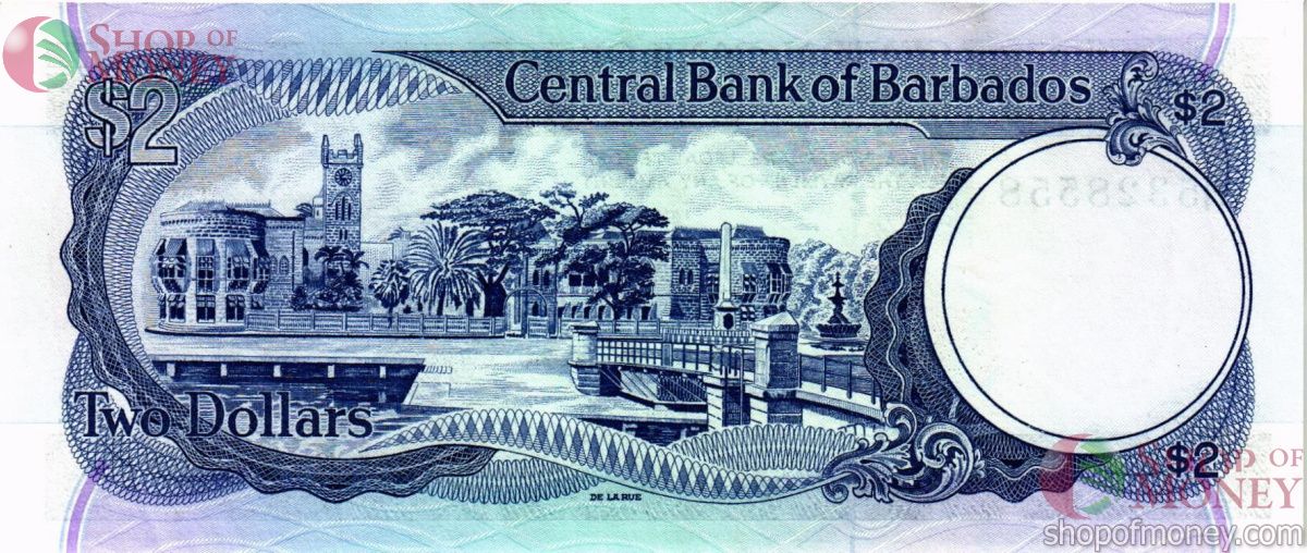 БАРБАДОС 2 ДОЛЛАРА 2