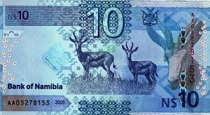 НАМИБИЯ 10 ДОЛЛАРОВ 2