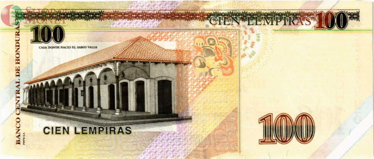 ГОНДУРАС 100 ЛЕМПИР 2
