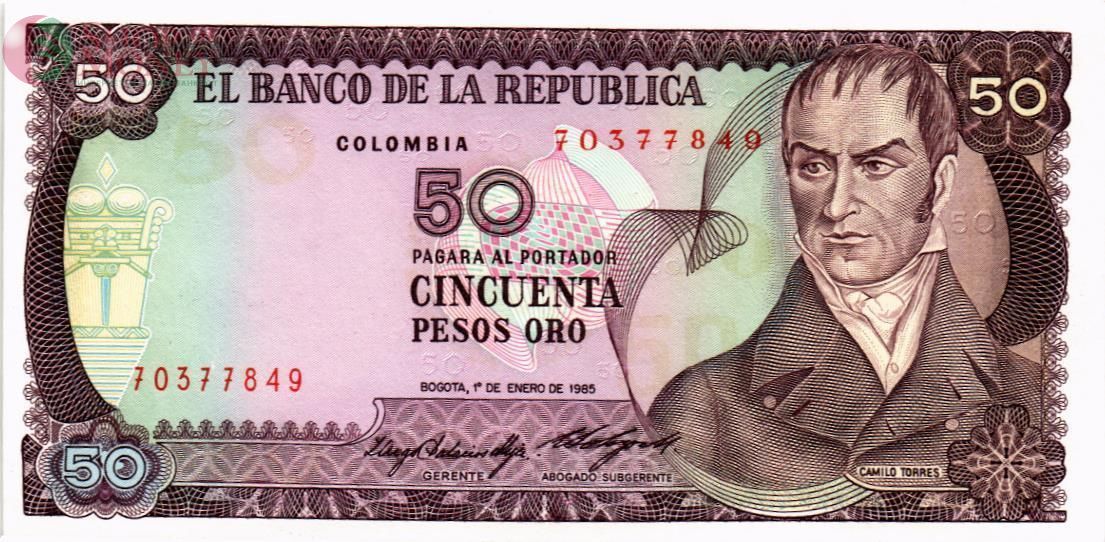 КОЛУМБИЯ 50 ПЕСО (01.01.1985) 1