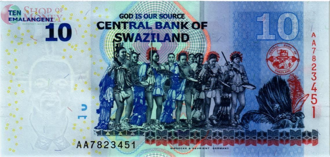СВАЗИЛЕНД 10 ЭМАЛАНГЕНИ (AA) 2