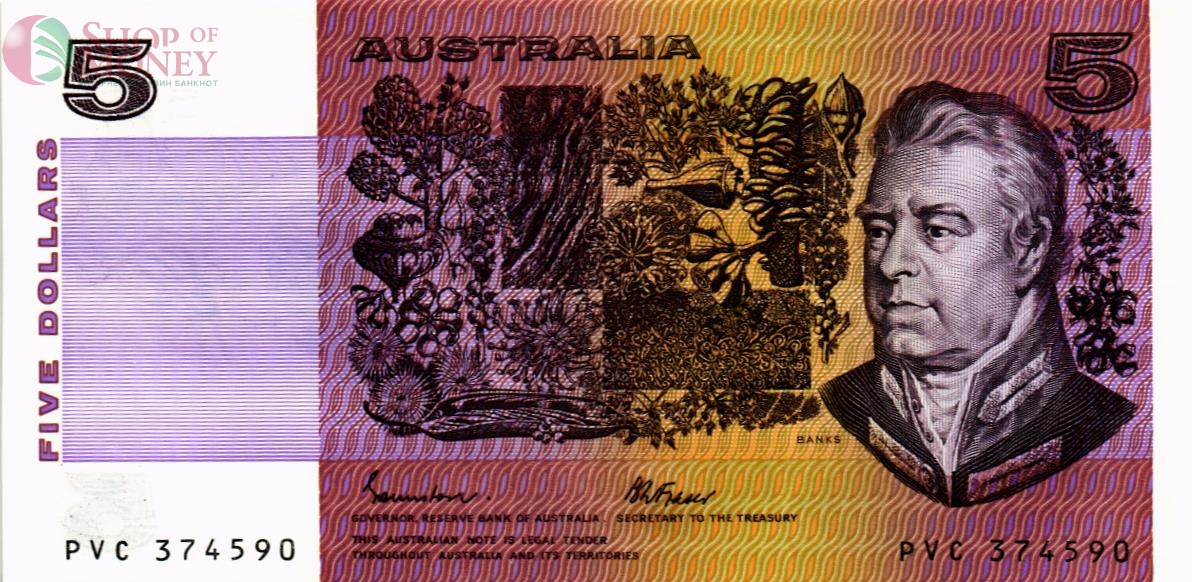 АВСТРАЛИЯ 5 ДОЛЛАРОВ 1
