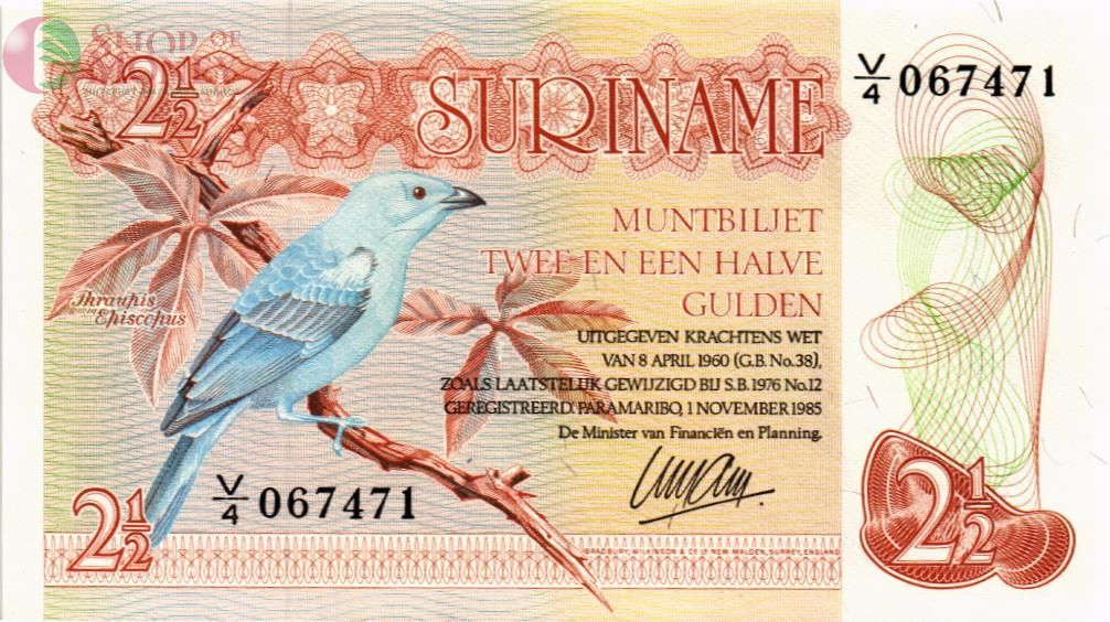 СУРИНАМ 2,5 ГУЛЬДЕНА 1