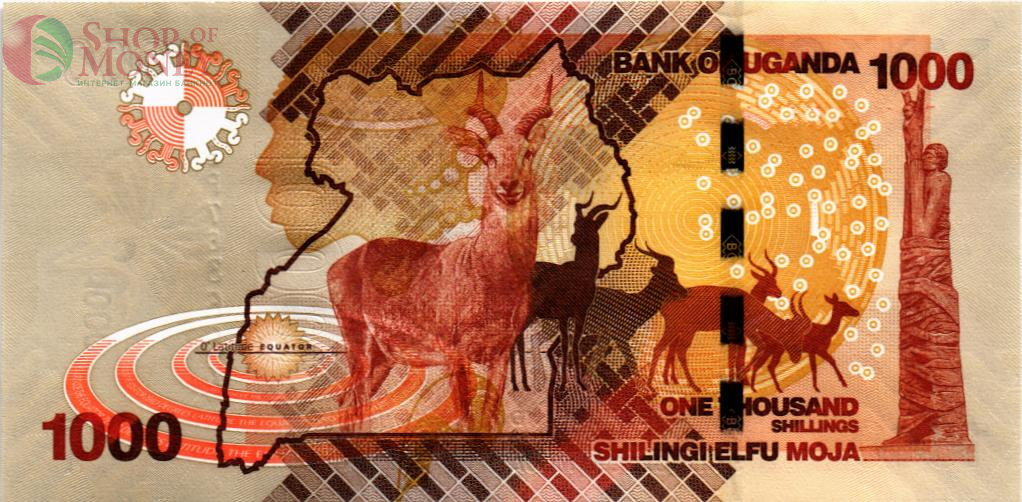 УГАНДА 1000 ШИЛЛИНГОВ 2