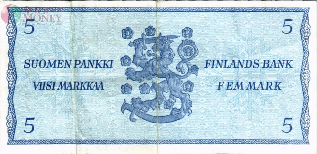 ФИНЛЯНДИЯ 5 МАРОК (Litt. B) 2