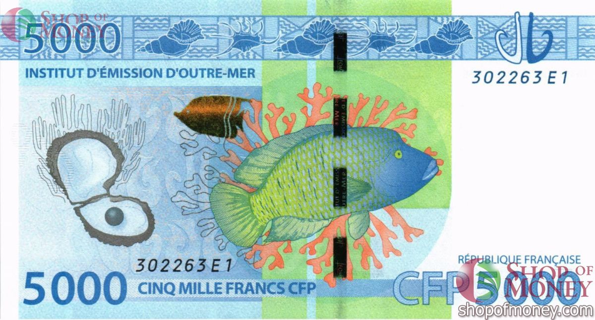 ФРАНЦУЗСКАЯ ПОЛИНЕЗИЯ 5000 ФРАНКОВ 2
