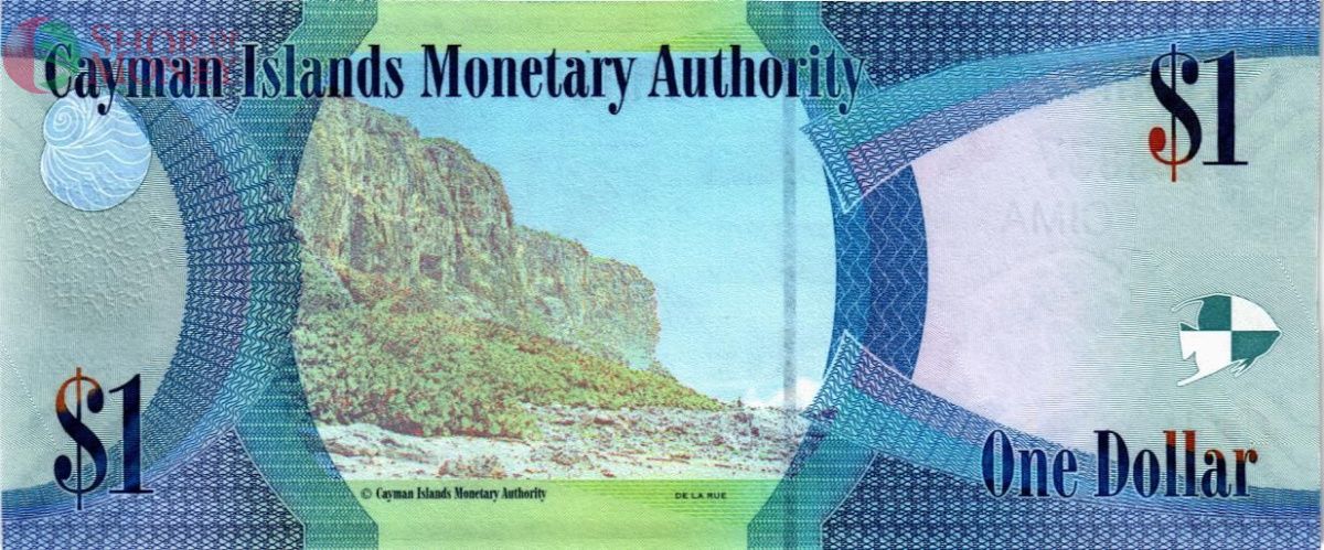 КАЙМАНОВЫ ОСТРОВА 1 ДОЛЛАР (D/4) 2