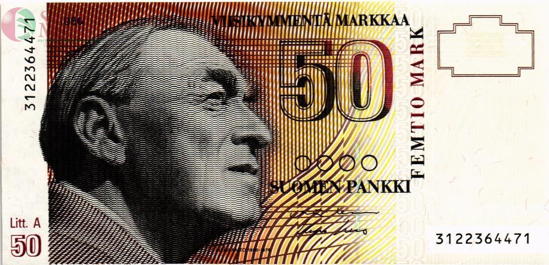 ФИНЛЯНДИЯ 50 МАРОК (Litt. A) 1
