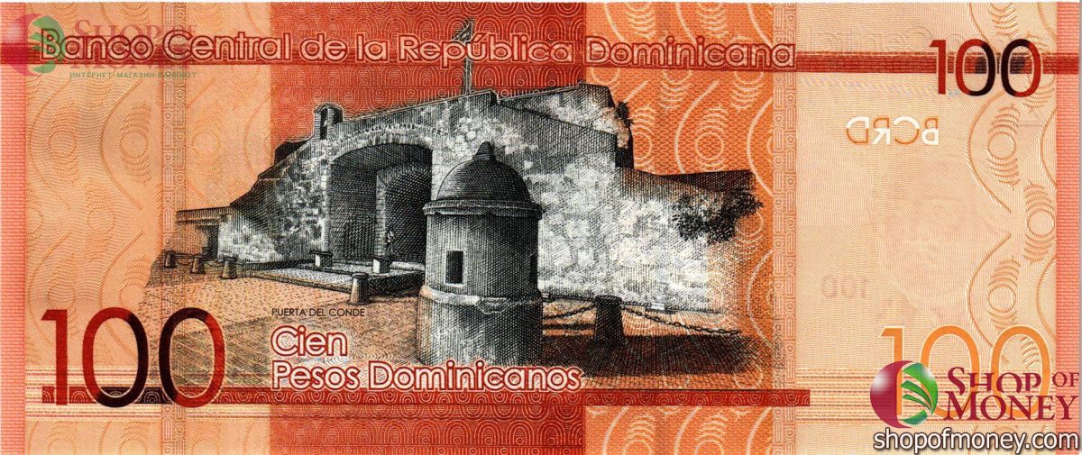 ДОМИНИКАНСКАЯ РЕСПУБЛИКА 100 ПЕСО 2
