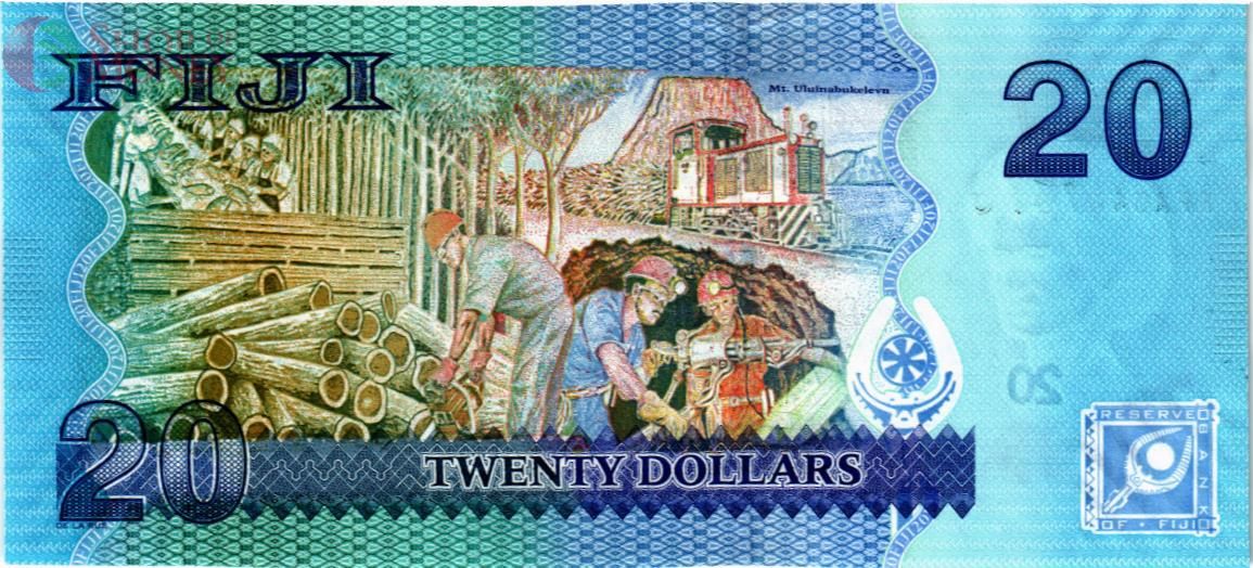 ФИДЖИ 20 ДОЛЛАРОВ 2