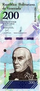 ВЕНЕСУЭЛА 200 БОЛИВАР 1