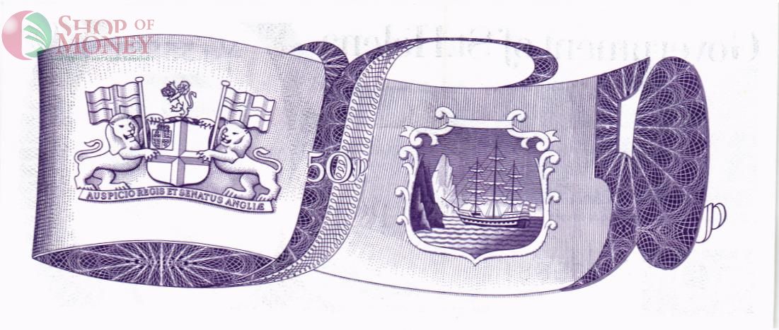 ОСТРОВ СВЯТОЙ ЕЛЕНЫ 50 ПЕНСОВ 2