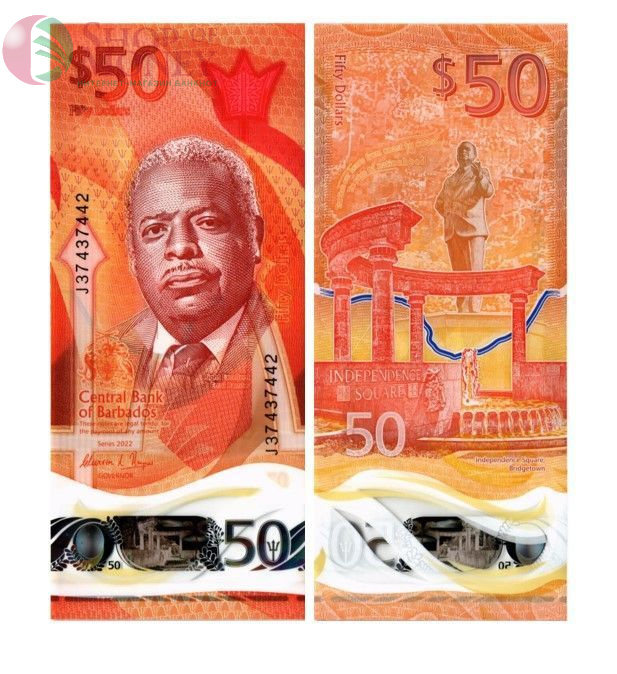 БАРБАДОС 2 5 10 20 50 100 ДОЛЛАРОВ 7
