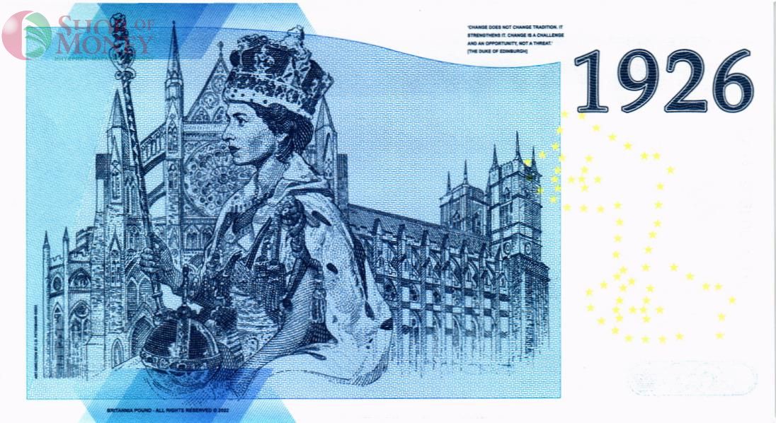 ВЕЛИКОБРИТАНИЯ/АНГЛИЯ 1 ФУНТ (СУВЕНИРНАЯ) 2