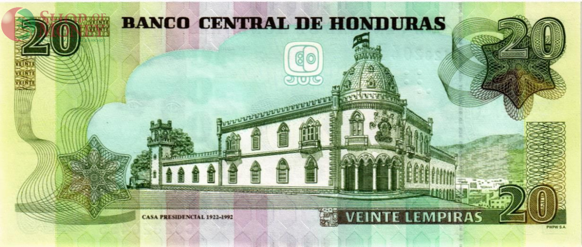 ГОНДУРАС 20 ЛЕМПИР 2