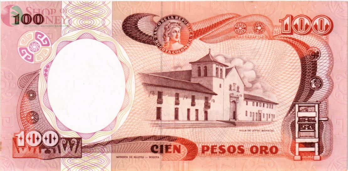 КОЛУМБИЯ 100 ПЕСО (12.10.1986) 2