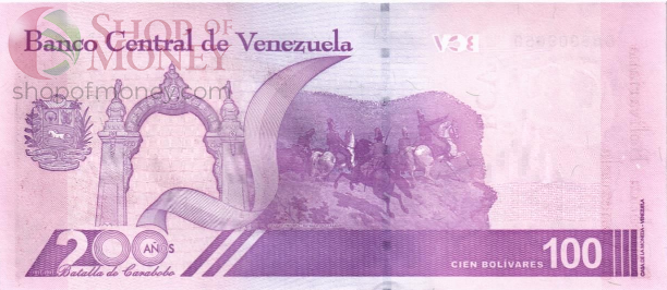ВЕНЕСУЭЛА 100 БОЛИВАР 2