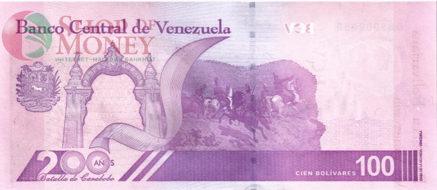 ВЕНЕСУЭЛА 100 БОЛИВАР 2
