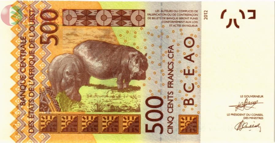 WAS - СЕНЕГАЛ 500 ФРАНКОВ (K) 2