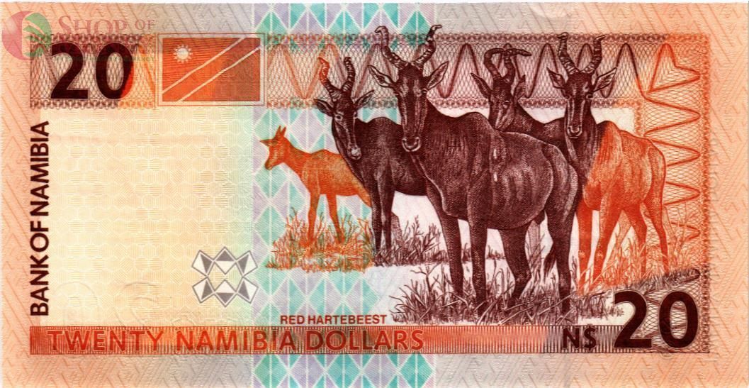 НАМИБИЯ 20 ДОЛЛАРОВ 2
