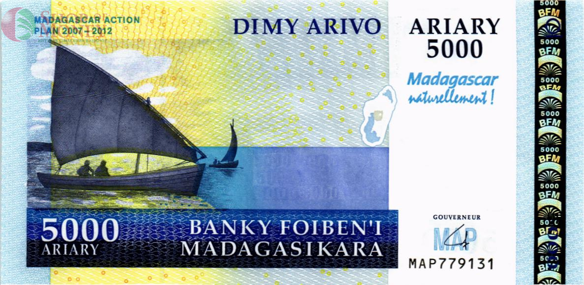 МАДАГАСКАР 5000 АРИАРИ 1