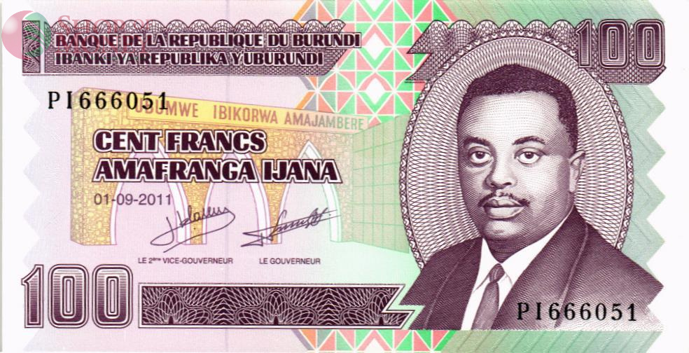 БУРУНДИ 100 ФРАНКОВ 1
