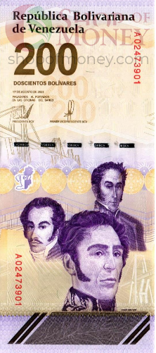 ВЕНЕСУЭЛА 200 БОЛИВАР 1