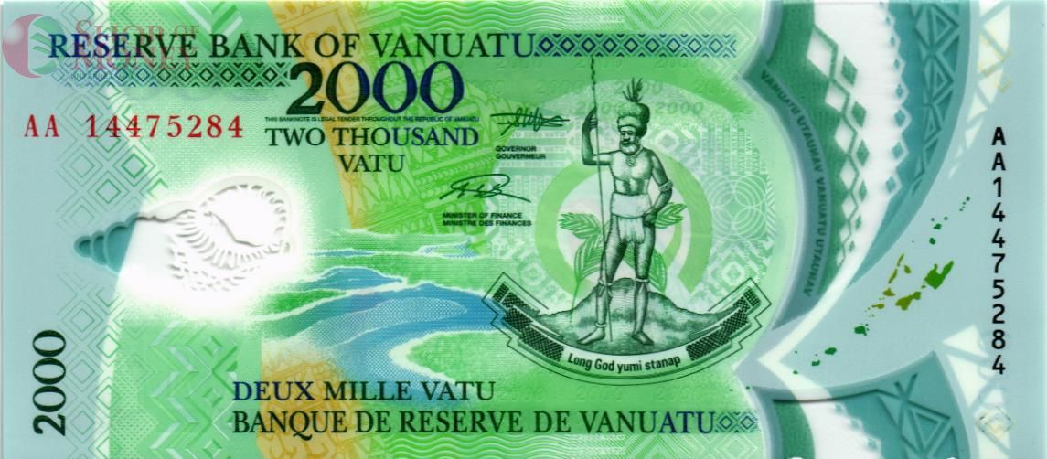 ВАНУАТУ 2000 ВАТУ (-AA- ПРЕФИКС) 1