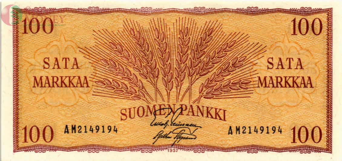 ФИНЛЯНДИЯ 100 МАРОК 1