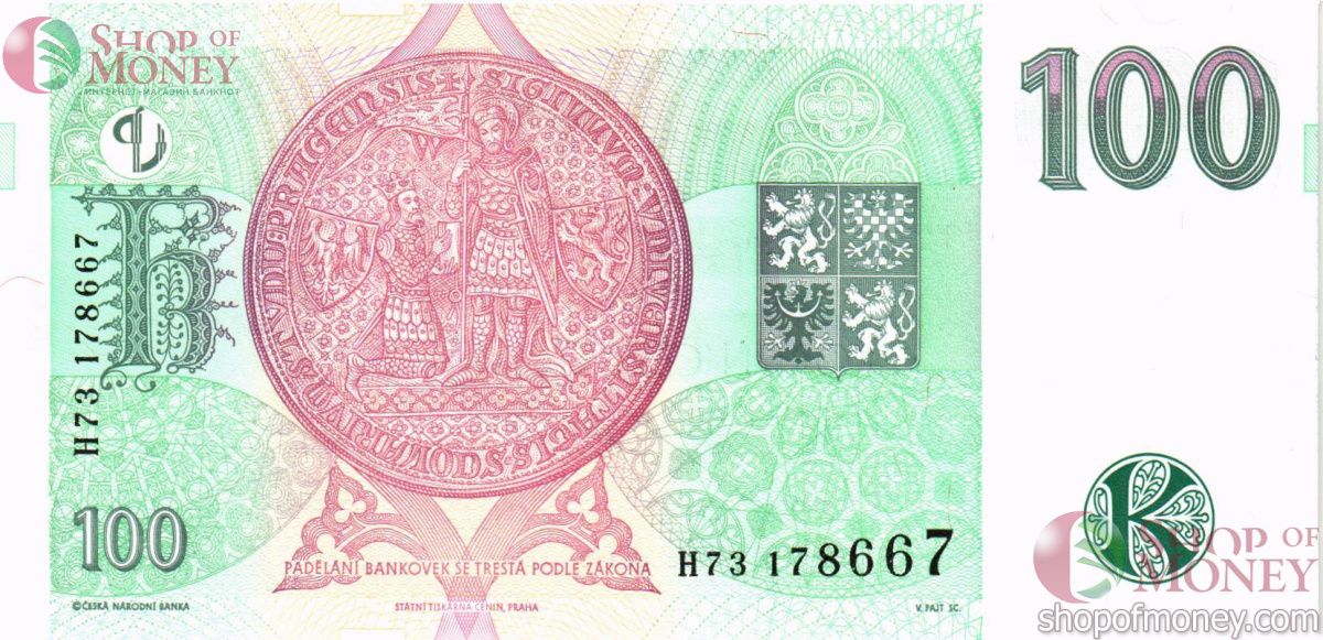 ЧЕХИЯ 100 КРОН 2