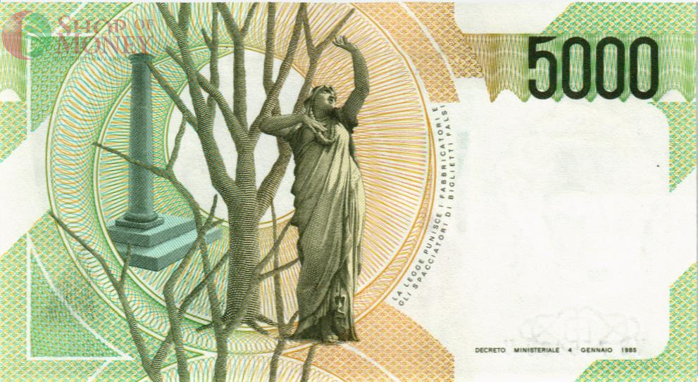 ИТАЛИЯ 5000 ЛИР 2