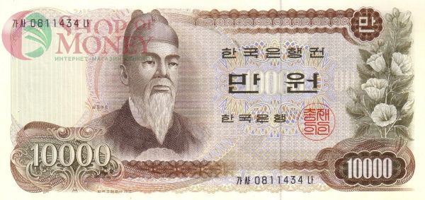 ЮЖНАЯ КОРЕЯ 10000 ВОН 1