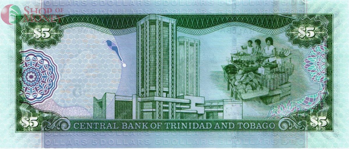 ТРИНИДАД И ТОБАГО 5 ДОЛЛАРОВ #CV867777 2