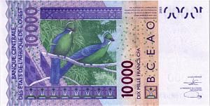 WAS - МАЛИ 10000 ФРАНКОВ (D) 2