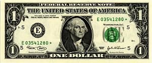 США 1 ДОЛЛАР (E - РИЧМОНД, REPLACEMENT) 1