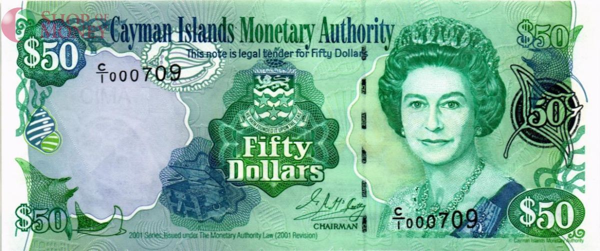 КАЙМАНОВЫ ОСТРОВА 50 ДОЛЛАРОВ 1