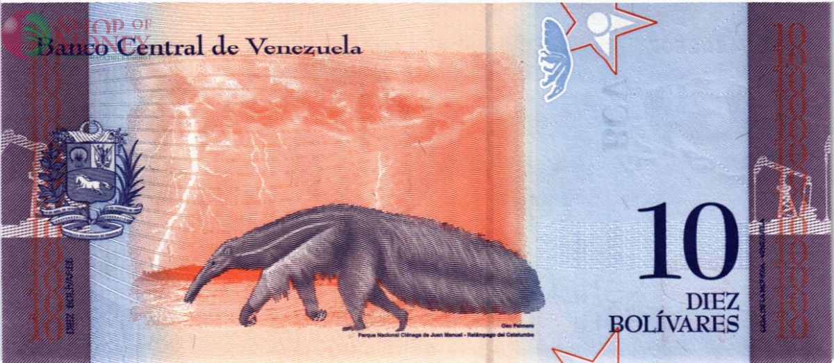 ВЕНЕСУЭЛА 10 БОЛИВАР 2