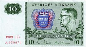 ШВЕЦИЯ 10 КРОН 1