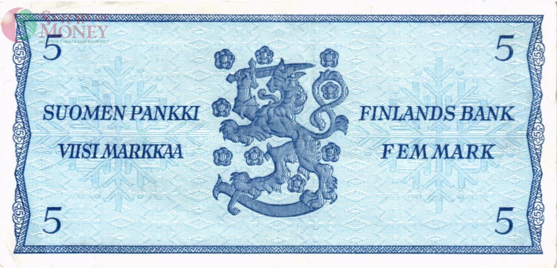ФИНЛЯНДИЯ 5 МАРОК (Litt. B) 2