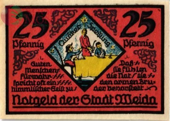 ГЕРМАНИЯ 25 ПФЕННИГОВ (НОТГЕЛЬД) 2