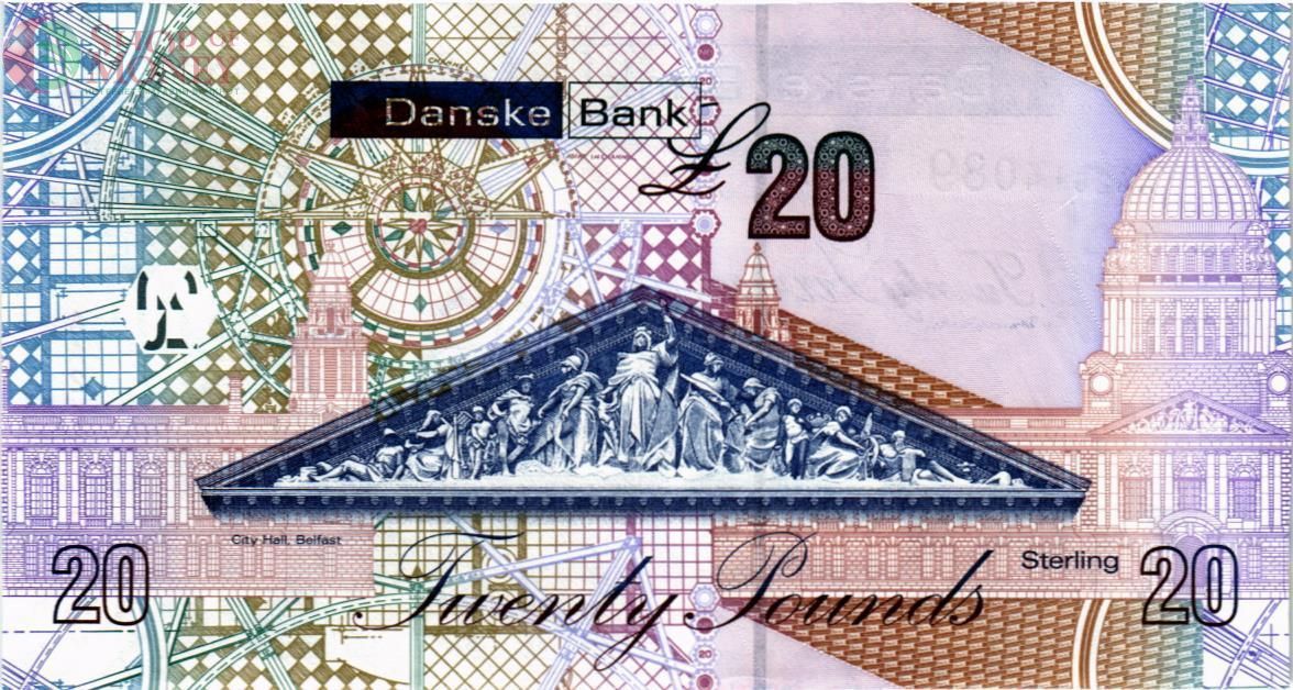 СЕВЕРНАЯ ИРЛАНДИЯ 20 ФУНТОВ 2